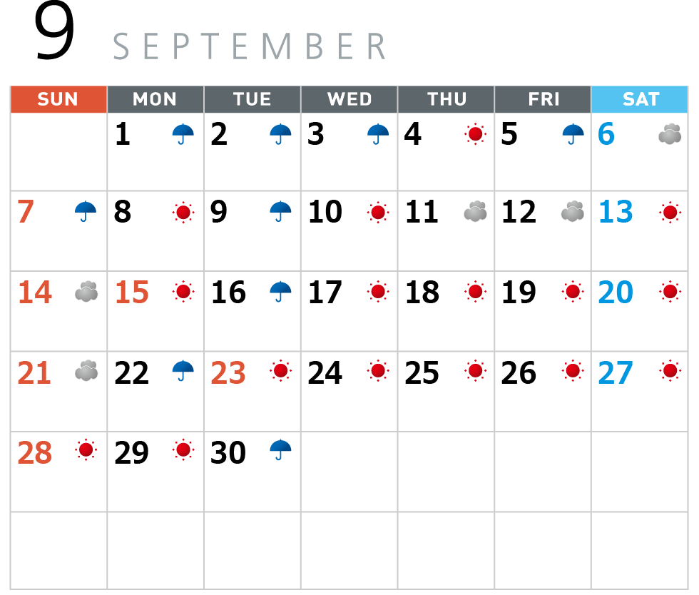 9月